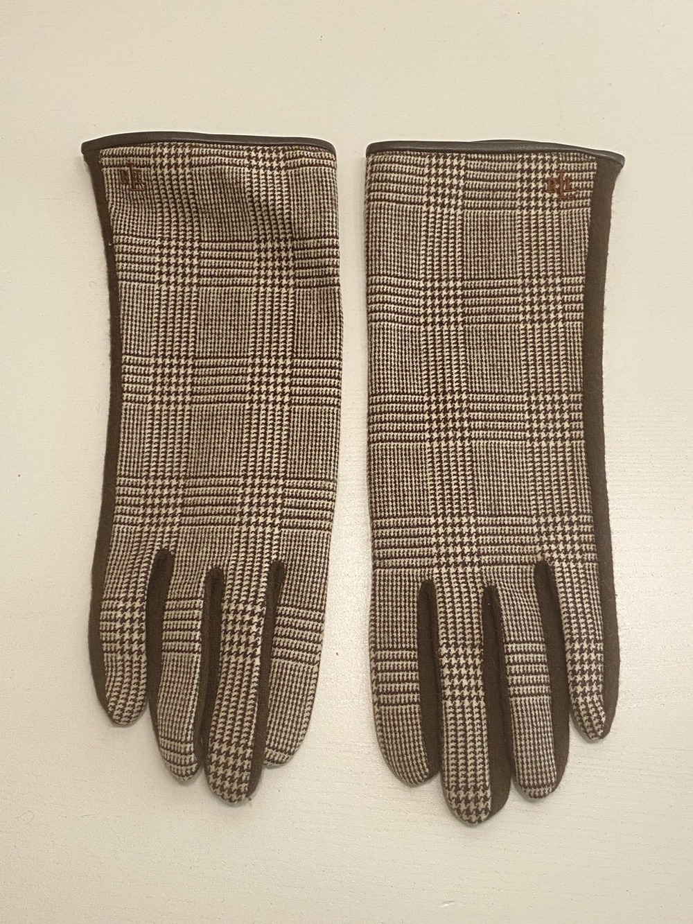 Ralph Lauren Women's Plaid Gloves